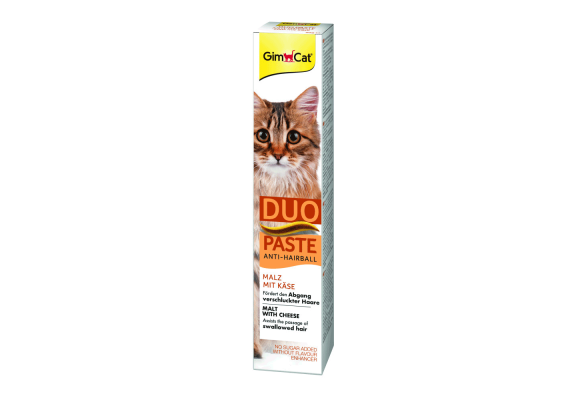 GimCat Duo Paste Anti-hairboll Паста для виведення шерсті у котів, з сиром, 50 г