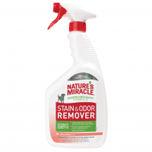 Nature's Miracle Stain&Odor Remover Спрей для усунення плям та запахів собак, з ароматом дині, 946 мл