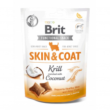 Brit Care Skin & Coat Функціональні ласощі для здоров'я для шкіри та шерсті собак, 150 г