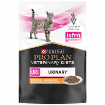 Pro Plan UR Urinary Вологий корм для котів для розчинення та зниження утворення струвітних каменів, з куркою, 85 г
