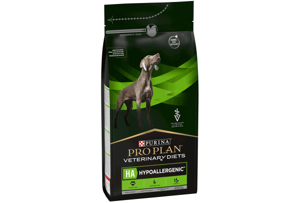 Pro Plan HA Hypoallergenic Сухий дієтичний корм для дорослих собак та цуценят для зниження ознак при харчові алергії, 1,3 кг