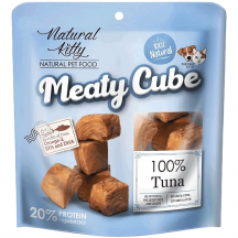 Natural Kitty Ласощі для котів та собак у вигляді кубиків, тунець, 60 г
