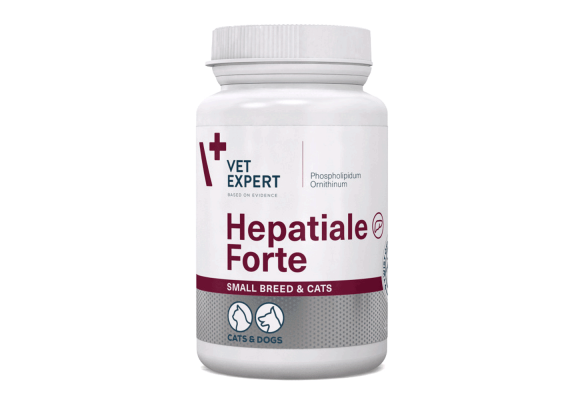Vet Expert Hepatiale Forte Small Breed&cats Харчова добавка для підтримання та захисту функцій печінки у котів і собак малих порід, 30 капс.