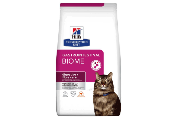 Hill's Gastrointestinal Biome Сухий корм для котів при захворюваннях шлунково-кишкового тракту, з куркою, 1,5 кг
