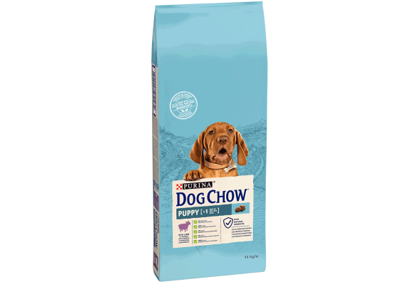 Dog Chow Puppy Сухий корм для цуценят, з ягням, 14 кг
