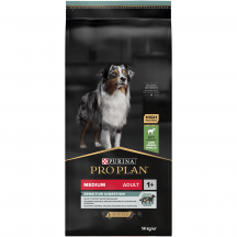 Pro Plan Medium Sensitive Digestion для собак середніх порід, з чутливим травленням, з ягням, 14 кг