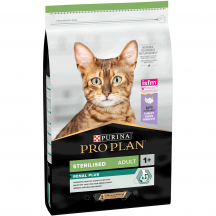 Pro Plan Sterilised Adult 1+ Renal Plus Сухий корм для стерилізованих котів, з індичкою, 10 кг