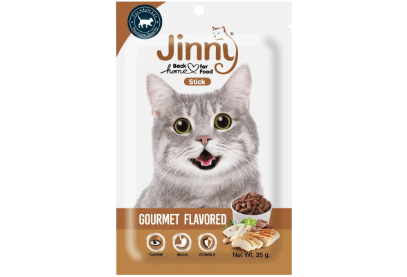 Jinny Gourmet Ласощі для котів, палички, 35 г