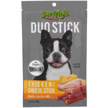 Jerhigh Duo stick Ласощі для собак, палички, м'ясо та сир, 50 г