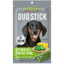 Jerhigh Duo stick Ласощі для собак, палички, шпинат та сир, 50 г