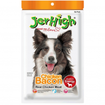Jerhigh Chicken Bacon Ласощі для собак, курячий бекон, 70 г