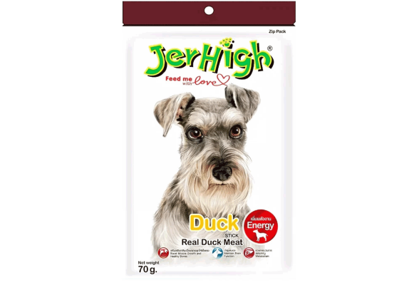 Jerhigh Stick Ласощі для собак, палички з куркою та качкою, 70 г
