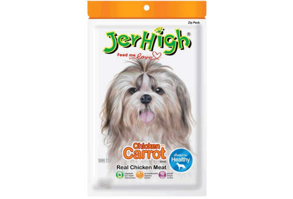Jerhigh Stick Ласощі для собак, палички з куркою та морквою, 70 г