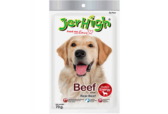 Jerhigh Stick Ласощі для собак, палички з куркою та яловичою печінкою, 70 г