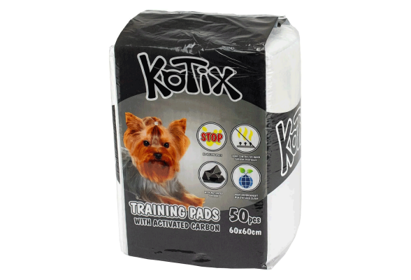 Kotix Premium Пелюшки з активованим вугіллям для собак 60х60 см, 50 шт.