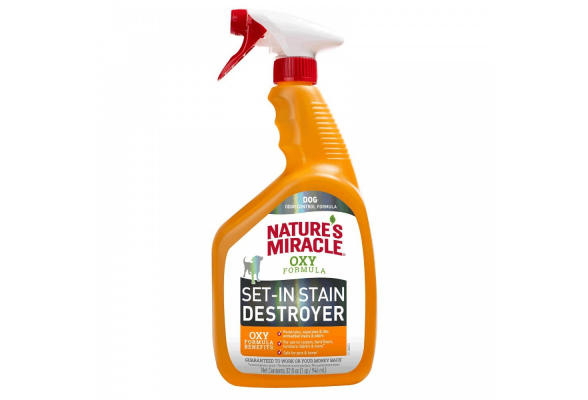 Nature's Miracle Oxy Formula Spray для собак, усунення плям і запахів, 946 мл