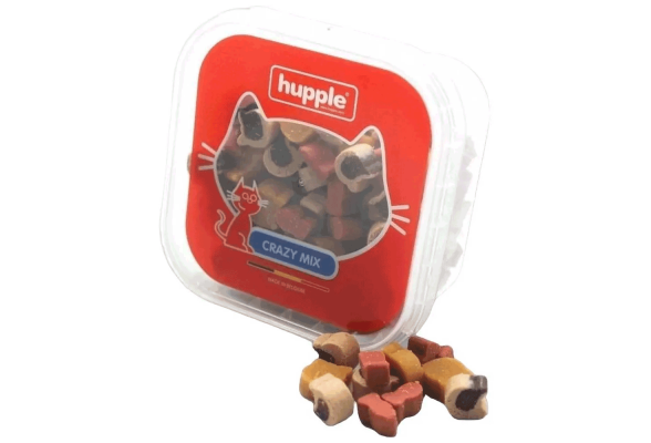 Hupple Softy crazy mix Ласощі для котів, лосось, індичка та яловичина, 80 г