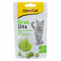 GimCat GrasBits Ласощі для котів, снеки з котячою травою, 40 г