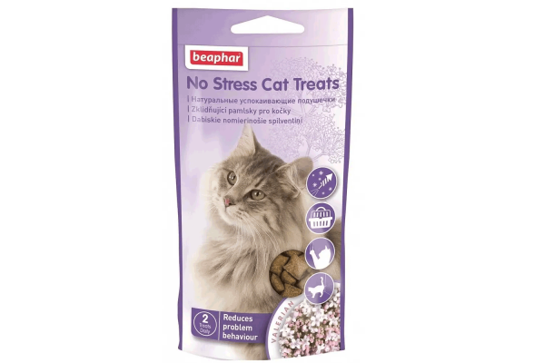 Beaphar No Stress Treats м'ясні подушечки для зняття стресу у котів, 35 г