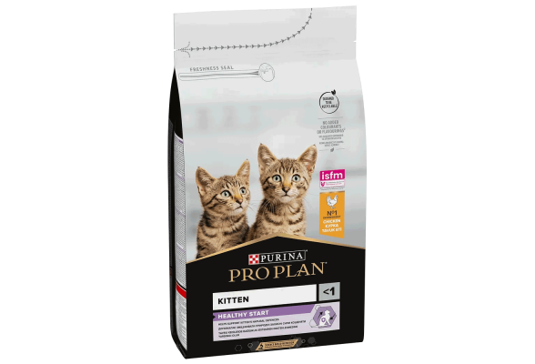 Pro Plan Kitten Сухий корм для кошенят, з куркою, 400 г, в наявності 3 шт., термін придатності 03.2026 р.