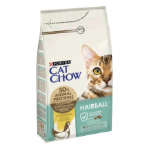 Cat Chow Hairball Сухий корм для котів, проти утворення волосяних кульок, з куркою, s 1.5 кг, в наявності 2 шт. Термін придатності 01.2026