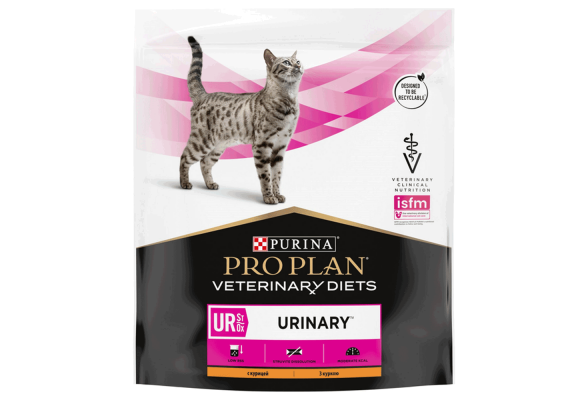 Pro Plan UR ST/OX Urinary Сухий корм для котів для розчинення та зниження утворення струвітних каменів, 350 г, в наявності 2 шт., Термін придатності 03.2026 р.