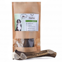 DogsRogs Ріг оленя для собак великих порід, середньої твердості, розмір ХL 30 см