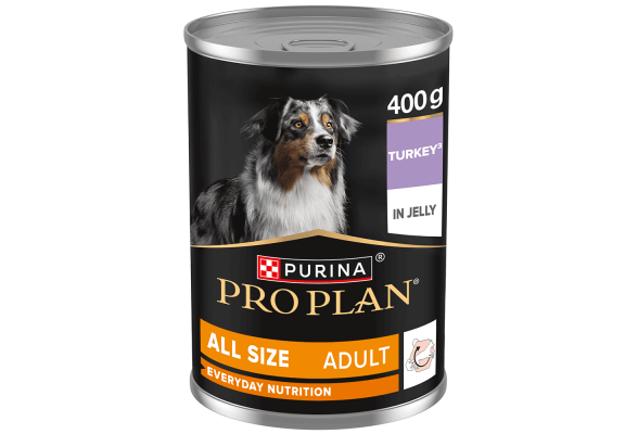 Pro Plan Вологий корм для собак, шматочки індички в желе, 400 г
