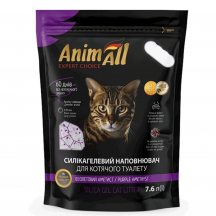 AnimAll Фіолетовий аметист Силікагелевий наповнювач для котячого туалету, 7,6 л