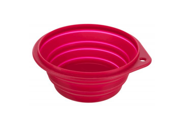 Trixie Миска для собак для подорожі, силіконова, 11 см, 250 мл