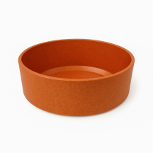 Swastic OSTO Миска для собак бамбукова, 360 мл, помаранчева