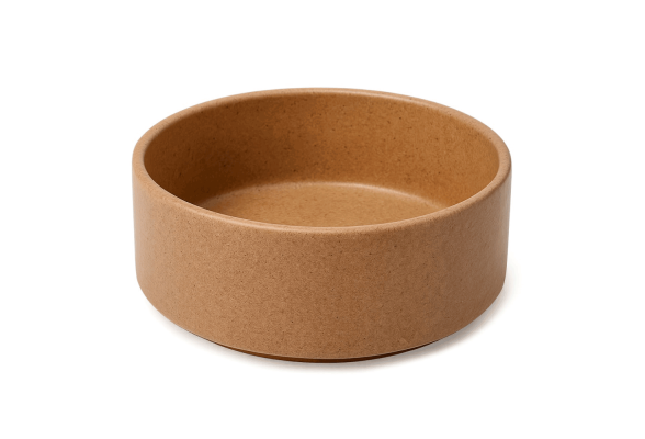 Swastic OSTO Миска для собак бамбукова, 650 мл, коричнева