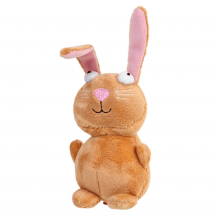 Іграшка для собак Кролик з пищалкою GiGwi Plush 16 см (плюш)