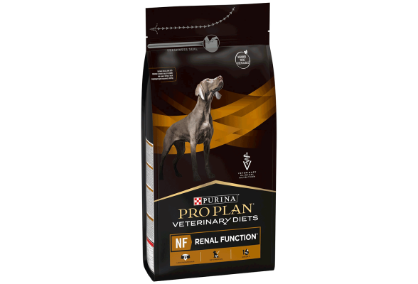 В наявності 2 шт. Pro Plan NF Renal Function Сухий дієтичний корм для дорослих собак при хронічній хворобі нирок, 1.5 кг Термін придатності 01.05.2026