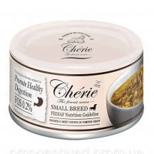 Cherie Small Breed Вологий корм для собак, курка в гарбузовому соусі та батат, 80 г