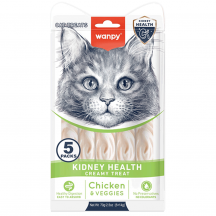 Wanpy Kidney Health Функціональні рідкі ласощі для котів, здоров’я нирок, курка,  70 г