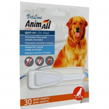 AnimAll VetLine Краплі Спот-он проти бліх та кліщів для собак від 20 до 30 кг, 6 мл