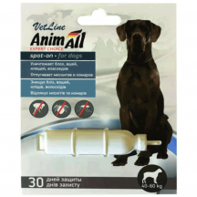 AnimAll VetLine Краплі Спот-он проти бліх та кліщів для собак від 40 до 60 кг, 10 мл