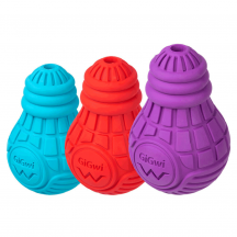 GiGwi Лампочка Іграшка для собак, гума, блакитний, 9 см