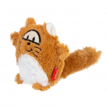 Іграшка для собак Лисиця з великою пищалкою GiGwi Plush 18 см (плюш/штучне хутро)