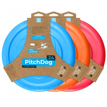 PitchDog Ігрова тарілка для апортування, блакитний, 24 см