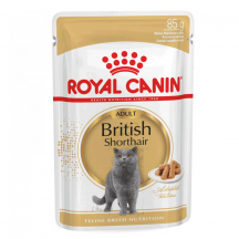 Royal Canin British Shorthair Вологий корм для дорослих котів породи британська короткошерста, 85 г