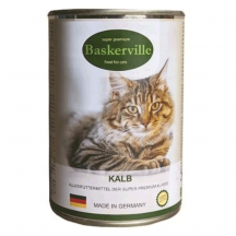 Baskerville Вологий корм для котів, з телятиною, 400 г