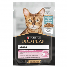 Вологий корм для котів ProPlan Delicate Cat pouch 85 г (океанічна риба)