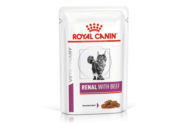 Royal Canin Renal Вологий корм для котів при захворюваннях нирок, яловичина, 85 г
