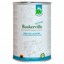 Baskerville Holistic Rind und Lachs Вологий корм для собак, лосось та яловичина, 800 г