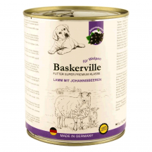Baskerville Super Premium Вологий корм для цуценят, ягня та смородина, 800 г