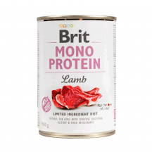 Вологий корм для собак Brit Mono Protein Lamb 400 г (ягня)