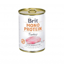 Вологий корм для собак Brit Mono Protein Turkey 400 г (індичка)