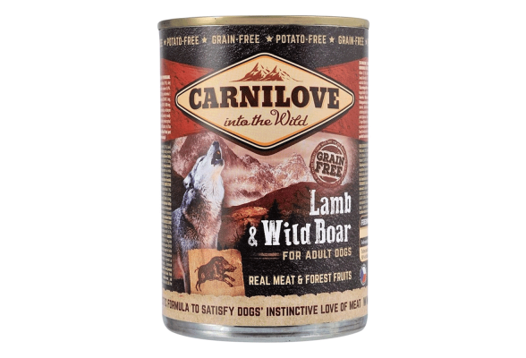 Вологий корм для собак Carnilove Lamb & Wild Boar 400 г (ягня та кабан)